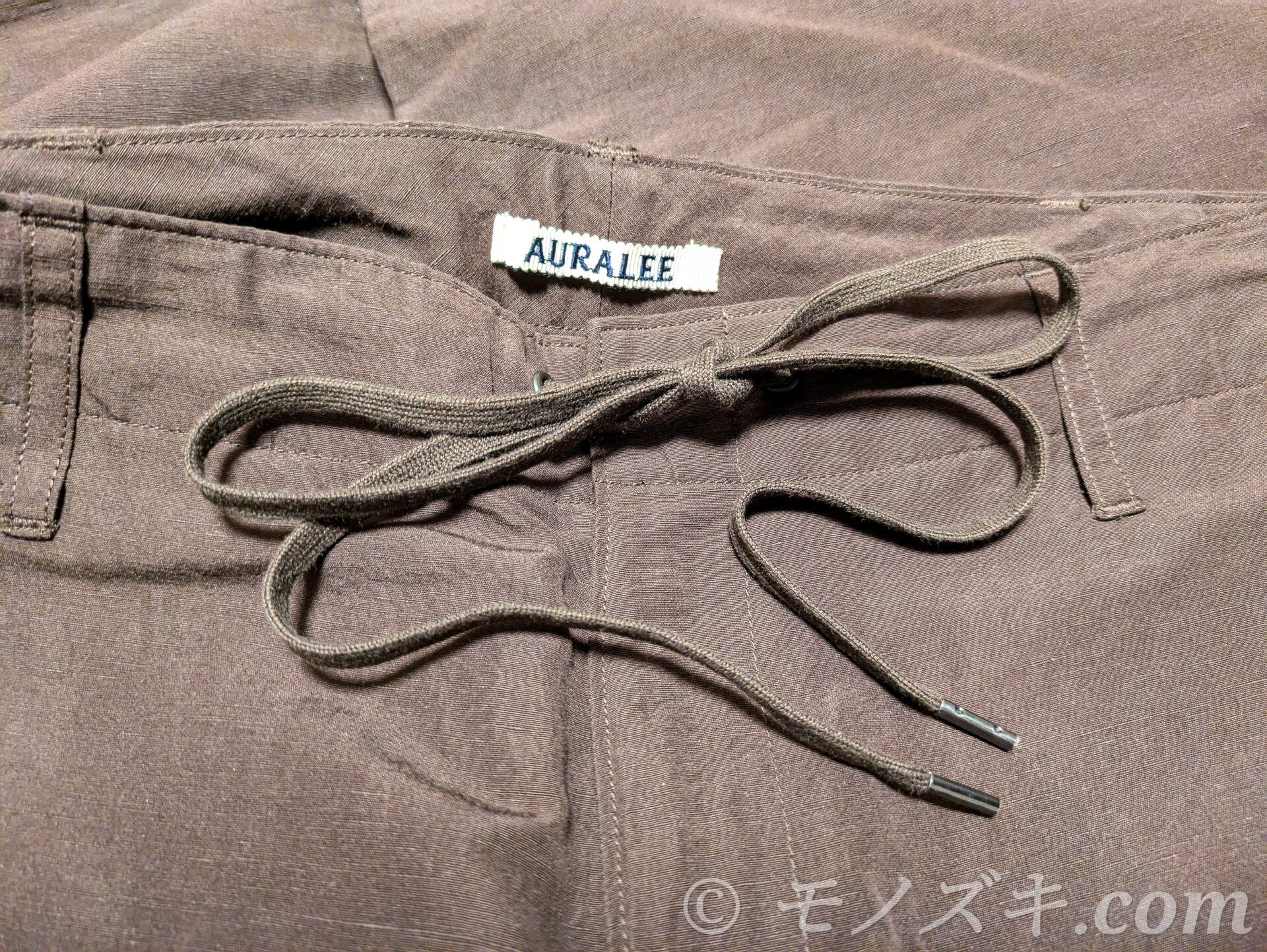 AURALEE HIGH DENSITY FINX LINEN WEATHER FIELD PANTS サムネ